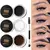 Creme de sobrancelha selvagem marrom preto fosco 3d matiz natural intensificador