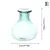 Miniatura para casa de bonecas 1:12, vaso de vidro, arranjo de flores, jarra tra - Kallex shop