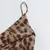 Asds leopardo impressão vestido longo feminino tule sem costas proteção vesti - comprar online
