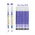 12 unidades/lote Japão Fine Point Pen 0.35mm Preto Azul Vermelho Tinta Gel Cane - Kallex shop