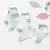 5 pares/lote 0-2y infantil meias do bebê meias para meninas malha de algodão bonito recém-nascido menino da criança meias roupas do bebê acessórios - comprar online