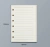 Spiral Binder Inner Page Line Notebook, em branco, Craft Grid, dentro do papel, - Kallex shop