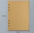 Spiral Binder Inner Page Line Notebook, em branco, Craft Grid, dentro do papel,