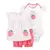 Imagen de Conjunto de roupas de verão para bebês meninas, algodão, flor, moda infantil,