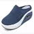Almofada de ar deslizamento-em sapatos de caminhada femininos ortopédicos diabéticos senhoras plataforma mules malha chinelos leves cunha tênis feminino - Kallex shop