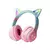 Fones de ouvido gradiente sem fio para crianças Cute Cat Ear Fones de ouvido Bl - Kallex shop
