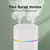 Pulverizador de névoa fria usb portátil 600ml umidificador de ar elétrico dif - comprar online