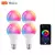 Lâmpada noturna led com controle remoto bluetooth, e27, rgb, 220v, 15w, regulá na internet