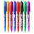 Caneta Gel apagável para estudantes, 8 núcleos, ponta, pintura, escrita, preto