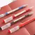 12 unidades/lote Japão Fine Point Pen 0.35mm Preto Azul Vermelho Tinta Gel Cane - comprar online