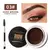 Creme de sobrancelha selvagem marrom preto fosco 3d matiz natural intensificador - Kallex shop
