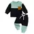 RUEWEY-Moletom manga comprida e calças conjunto para o bebê menino, contraste - comprar online