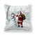 Feliz Natal Almofada Decorativa Capa, Impresso Fronha, Praça, Casa, Sala, Decor