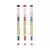 12 unidades/lote Japão Fine Point Pen 0.35mm Preto Azul Vermelho Tinta Gel Cane