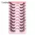 Faux Mink Natural Cílios Postiços, Wispy, Fofo, Extensão dos Cílios, Ferrame