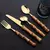 Conjunto De Talheres De Bambu Com Alça Natural, Conjuntos De Talheres De Aço I - loja online