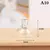 Miniatura para casa de bonecas 1:12, vaso de vidro, arranjo de flores, jarra tra