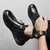 Sapatos impermeáveis de couro preto masculino, Sapatos de segurança do trabalh - comprar online