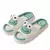 Bonito dos desenhos animados vaca unisex chinelos de linho primavera verão slid en internet
