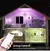 Lâmpada noturna led com controle remoto bluetooth, e27, rgb, 220v, 15w, regulá - comprar online