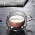 Caneca de vidro de borosilicato alto, resistente ao calor, 150-350ml, parede dup