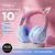 Fones de ouvido gradiente sem fio para crianças Cute Cat Ear Fones de ouvido Bl - Kallex shop