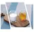 Caneca de vidro de borosilicato alto, resistente ao calor, 150-350ml, parede dup