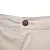 Calça curta de cintura elastano masculino, 100% algodão, monocromática, casua