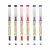 12 unidades/lote Japão Fine Point Pen 0.35mm Preto Azul Vermelho Tinta Gel Cane