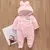 Imagen de Roupa de escalada de pelúcia para bebê, roupa fofa de algodão quente e grossa