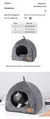 Imagem do Triângulo fechado Cat House, quente e espessado Pet Nest, suprimentos de sono p