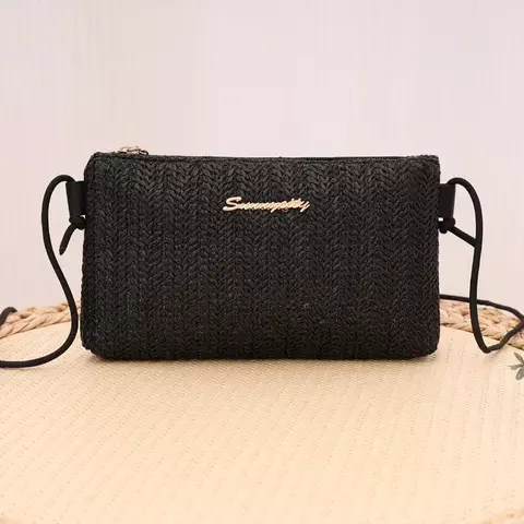Kallex Shop Bolsa de ombro pastoral fresca e simples feminina, bolsa de ombro