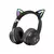 Fones de ouvido gradiente sem fio para crianças Cute Cat Ear Fones de ouvido Bl - loja online