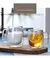 Caneca de vidro de borosilicato alto, resistente ao calor, 150-350ml, parede dup na internet