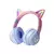 Fones de ouvido gradiente sem fio para crianças Cute Cat Ear Fones de ouvido Bl na internet