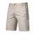Calça curta de cintura elastano masculino, 100% algodão, monocromática, casua - tienda online