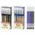 12 unidades/lote Japão Fine Point Pen 0.35mm Preto Azul Vermelho Tinta Gel Cane
