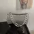 Bolsa de banquete de noite brilhante bolsa crossbody cuba alça de corrente glit