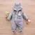 Imagen de Roupa de escalada de pelúcia para bebê, roupa fofa de algodão quente e grossa