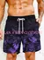 Shorts havaianos masculinos de secagem rápida com estampa floral e folhas 3D be - tienda online