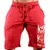Homens novos shorts de algodão solto calças calças de fitness musculação jo - tienda online