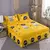 Conjunto de lençol de cama com fronha, Tecido caseiro, Moderno, Impermeável, U - Kallex shop