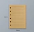 Spiral Binder Inner Page Line Notebook, em branco, Craft Grid, dentro do papel,