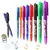 Caneta Gel apagável para estudantes, 8 núcleos, ponta, pintura, escrita, preto na internet