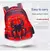 Mochila infantil Spider King: nylon impermeável e grande capacidade para crianças de 2 a 16 anos