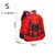 Mochila infantil Spider King: nylon impermeável e grande capacidade para crianças de 2 a 16 anos