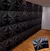 10 Unidades - Placa 3D Revestimento De Parede PVC Preta 50x50 - loja online