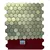 10 Unidades - Pastilha Adesiva Aluminio Decoração Banheiro Colmeia Golden - (cópia) - ELLOcommerce