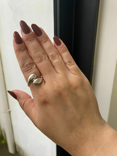 Anel Gotas – Prata 925