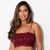Top Faixa Sem Bojo Rendado - Flor íntima lingeries 